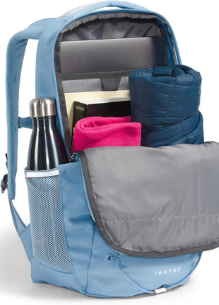 The North Face Jester Everyday Laptop Backpack, Steel Bl, OSFA | Commuter Travel Bag, Laptop Sleeve, Water-Repellent