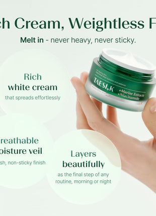 Face Cream with Niacinamide, Squalane & Adenosine, Radiant Skin, 1.69oz