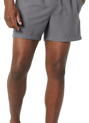 Amazon Essentials Men's Swim Trunks with Mesh Lining, Pockets, Drawstring Closure