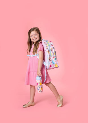 Simple Modern Medium Disney Toddler Backpack for School Girls and Boys | Kindergarten Elementary Kids Backpack | Fletcher Collection | Kids   15 inch tall | Princess Rainbows