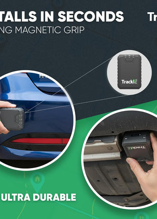 Tracki Pro GPS Tracker for Vehicles, USA made tech. Up to 7 Months Batt. Waterproof Magnetic 4G LTE Long Battery Life 2-7 Month, Unlimited Distance, Subscription Required, Multi Alerts, Hidden Tracker