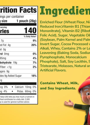 Keebler On-The-Go Fudge Stripes Cookies, 12oz, 12ct