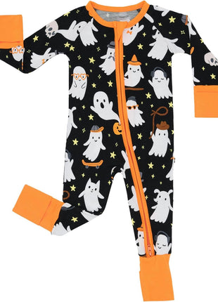 Little Sleepies Pajamas for Baby Boys & Girls, Viscose from Bamboo Baby Pajamas, Snug Sleeper, Toddler PJs, 2-Way Zipper, Sunshine, 0-3M