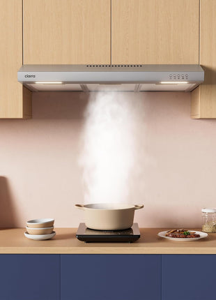 CIARRA Ductless Range Hood 30 inch Under Cabinet Hood Vent for Kitchen Ducted and Ductless Convertible CAS75918A