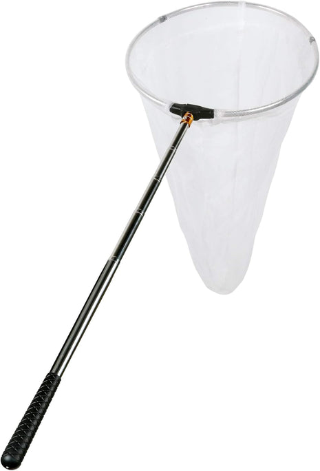 RESTCLOUD Insect and Butterfly Net with 12" Ring, 24" Net Depth, Handle Extends to 59 Inches