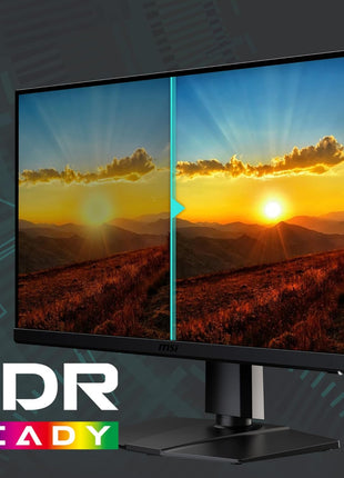 msi G272QPF E2 27-inch 2560 x 1440 (QHD) Computer Monitor, 180Hz, AMD Adaptive Sync, HDMI, DisplayPort, VESA, Tilt, Height Adjustable, Speaker, 1ms, Black