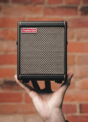Positive Grid Spark MINI 10W Small Smart Guitar Amp & Bluetooth Speaker | Portable Sound for Guitar Playing at Home or On The Go | Black