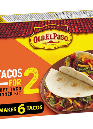 Old El Paso Tacos For Two Hard Taco Dinner Kit, 155g/5.5 oz., {Imported from Canada}