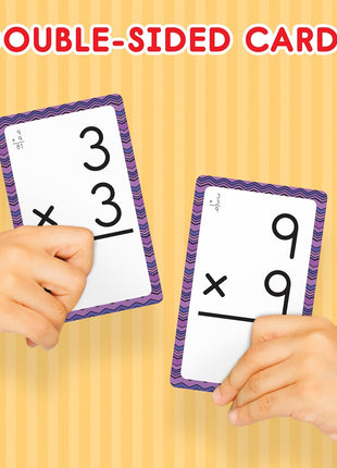 Carson Dellosa 3-Pack Math Flash Cards, Ages 8-12, Multiplication | Division, and Fractions, Math Games, Grade 3-5, Mathematics Practice, 162 cards, Educational Card Set