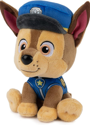 GUND PAW Patrol Chase 6-Inch Plush Toy, Stuffed Animal for Ages 1+ | Soft Tactile Sensory Details Provide Emotional Comfort, Inspire Imaginative Screen-Free Roleplay and Problem-Solving