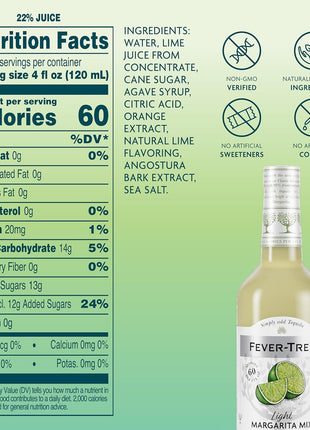 Fever-Tree, Mix Margarita Light, 25.36 Fl Oz