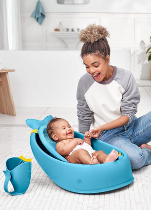 Skip Hop Baby Bath Rinse Cup MOBY Tear-Free Waterfall Rinser Blue Age 0+