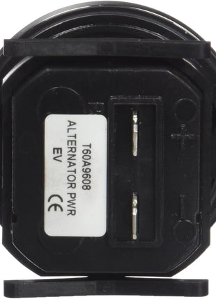 AUTO METER 2587 Traditional Chrome Electric Hour Meter Gauge, 2.3125 in.