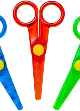 Crayola Toddler Safety Scissors (3pk), Blunt Tip Training Scissors for Preschool Learning Activities, Right & Left Handed, Toddler Arts & Crafts Essentials