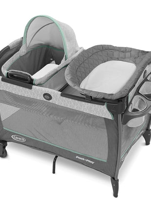 Graco Pack 'n Play Close2Baby Bassinet Playard Features Portable Bassinet Diaper Changer and More, Derby