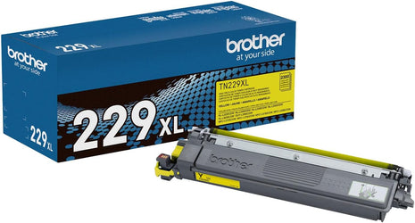 Brother Genuine TN229XLY Yellow High Yield Printer Toner Cartridge - Print up to 2,300 Pages(1) | Prints up to 2,300 pages