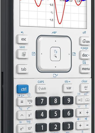 Texas Instruments TI-Nspire CX II Color Graphing Calculator with Student Software (PC/Mac) White 3.54 x 7.48