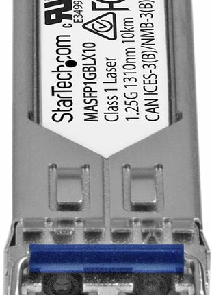 StarTech.com Cisco Meraki Compatible SFP Module - 1000BASE-LX - 1GbE Single Mode Fiber SMF Optic Transceiver - 1GE Gigabit Ethernet LC 10km - 1310nm Cisco Meraki MS225, MX400, MS250 (MASFP1GBLX10)