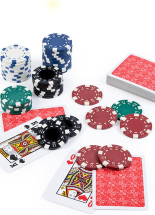 Spin Master Games, Cardinal Classics, 300-Piece Poker Set with Aluminum Carrying Case & Professional Weight Chips & Poker Dice, for Ages 8+