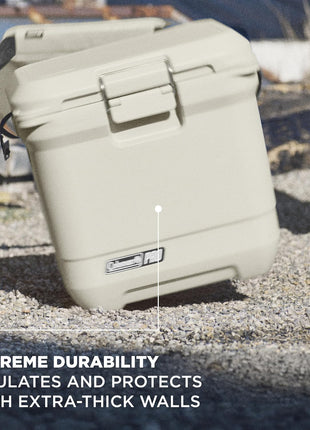 Coleman Pro 25-Quart Hard Cooler, Desert Sand