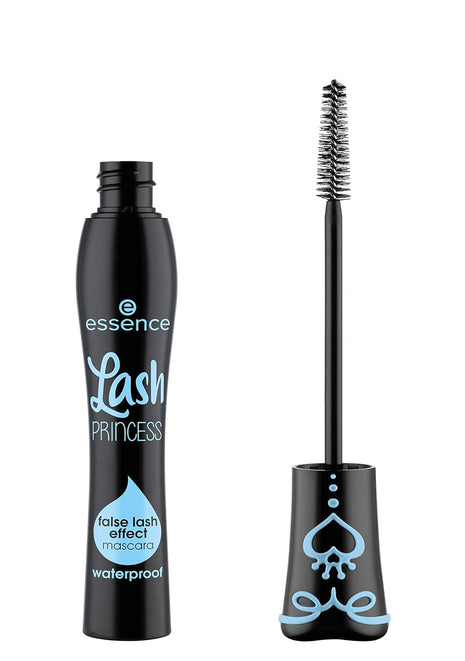 essence Lash Princess False Lash Waterproof Mascara, Black (Pack of 1) | Lengthens & Adds Volume, No Smudge, No Flake, Long Lasting, Fiber Brush, Vegan & Cruelty Free, Paraben Free