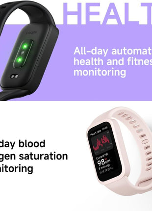 XIAOMI Smart Band 9 Active Global Version 1.47'' Display 18-Day Battery Life Modes All-Day Health and Fitness Monitoring 5ATM (Black)