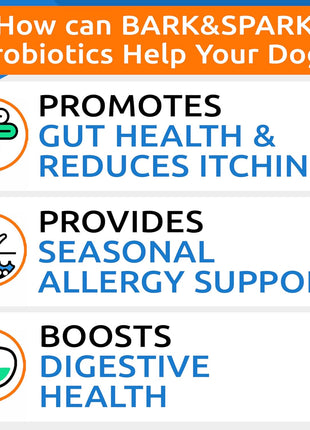 Allergy Relief Chews + Probiotics for Dogs - Digestive Enzymes for Allergies Itchy Skin w/Fish Oil Omega 3 - Dogs Digestive Health - Gas, Diarrhea,