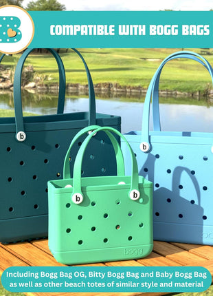 4-Pack Replacement Buttons with B for Bogg Bag Handle Strap. Compatible with Bogg Bag Beach Tote Handles. Fix Your Bogg Bag Handle Quickly and Easily with Replacement Rivets