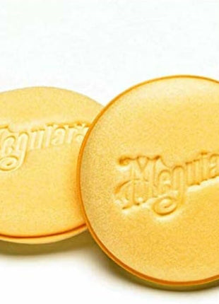 Meguiar's 4 inch Foam Applicator Pads, 4 Count - Ultra-Soft Hand Applicators with a Tight-Cell Foam Construction for a Smooth Application of Waxes, Polishes, Tire Dressing, Protectants and More, 4 Pack
