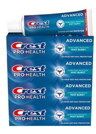 Crest Pro-Health Advanced Antibacterial Protection Toothpaste - Pack of 4, 5 Oz Tubes