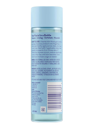 Biore 2% BHA Exfoliating Hydra Serum, Pore Refining, 4 Fl Oz | Salicylic Acid Formula, Unclogs Congestion, Smooth Texture, Nourishing Hydration, Daily Leave-On Treatment