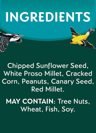 Morning Song Clean & Free Shell Free Wild Bird Food, Premium No Mess Bird Seed for Outside Feeders, 10-Pound Bag