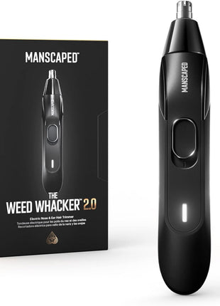 MANSCAPED® The Weed Whacker® 2.0 Electric Nose & Ear Hair Trimmer – 7,000 RPM Precision Tool with Rechargeable Battery, Wet/Dry, Easy to Clean, Improved Stainless Steel Replaceable Blade