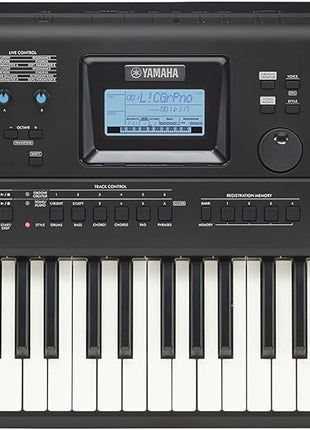Yamaha PSR-E473, 61-Key Touch-Sensitive Advanced Portable Keyboard with Groove Creator, DJ Controls & Quick Sampling (PSRE473) | 61 Touch-Sensitive Keys, 820 Voices, 64-Note Polyphony, Groove Creator, Quick Sampling, USB Audio and Midi, Built-in Speakers