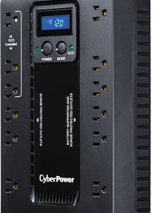 CyberPower EC850LCD Ecologic UPS Battery Backup and Surge Protector