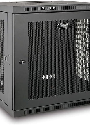 Tripp Lite - SRW12US 12U Wall Mount Rack Enclosure Server Cabinet, Hinged, 20.5" Deep, Switch-Depth (SRW12US) black