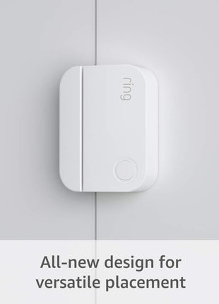 Ring Alarm Contact Sensor - 2nd Gen | Instant Window & Door Alerts | Approximately 3-Year Battery Life | Slim Design Fits Any Frame | Easy Installation | Base Station Required