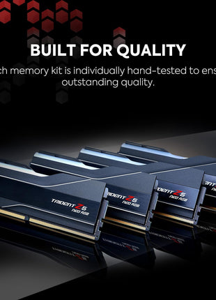 G.SKILL Trident Z5 Neo RGB Series DDR5 RAM (AMD EXPO) 32GB (2x16GB) 6000MT/s CL26-36-36-96 1.45V Desktop Computer Memory U-DIMM - Matte Black (F5-6000J2636H16GX2-TZ5NR)