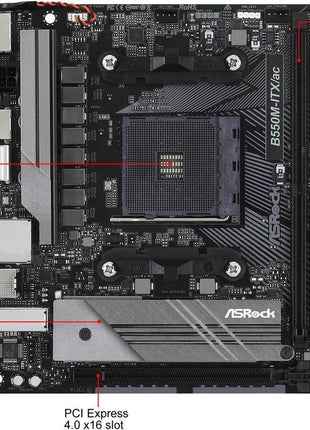 ASRock B550M-ITX/AC Supports 3rd Gen AMD AM4 RyzenTM / Future AMD RyzenTM Processors motherboard Mini ITX