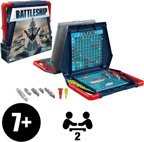 Hasbro Gaming Battleship Classic Board Game | Strategy Games for Kids and Adults | Ages 7+ | 2 Players | Fun Kids Games | Family Games