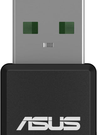 ASUS AX1800 Dual Band WiFi 6 USB Adapter, WiFi 6, 802.11ax, WPA3 Network Security, 5GHz Frequency Band, Compact Size (USB-AX55 Nano)
