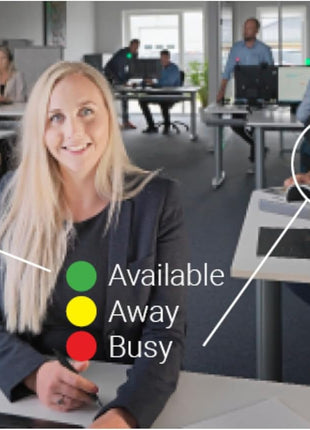 Kuando® Busylight UC Omega (15410) - Presence Light and Ringer - Busy Light for The Office - Free Busylight Software for Most UC Platforms and Softphones