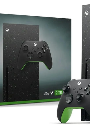 Xbox Series X 2 TB Disc Drive Galaxy Black Special Edition Bundle Includes Special Edition Wireless Controller