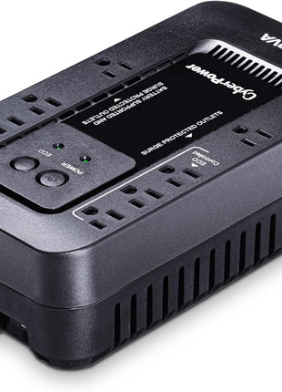 CyberPower EC550G Ecologic UPS Battery Backup and Surge Protector | Surge Protector, 550VA/330W, 8 Outlets, ECO Mode, UL Certified