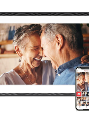 Frameo Digital Picture Frame, 10.1'' Frameo Digital Photo Frame WiFi, 32GB | 1280*800 HD Touch Screen Digital Photo Frame for Wall, Share Photo Video, Birthday Gifts for Women, Wedding Gifts for Couple