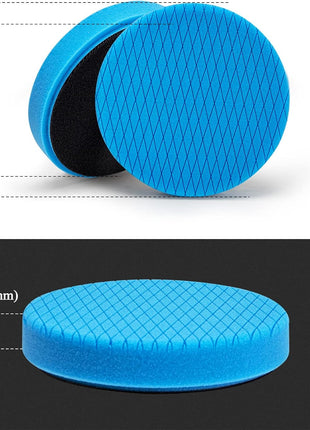 Autolock 5" Buffing Polishing Pads, 6Pcs 140mm Face for 5Inch Backing Plate | Compound Buffing Sponge and Woolen Pads Cutting Polishing Pad Kit for Car Buffer Polisher, Polishing and Waxing