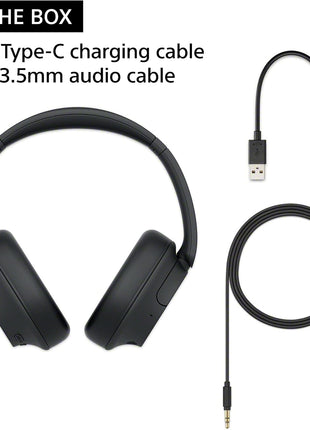 Sony WH-CH720N Noise Canceling Wireless Headphones Bluetooth Over The Ear Headset with Microphone and Alexa Built-in, Black New