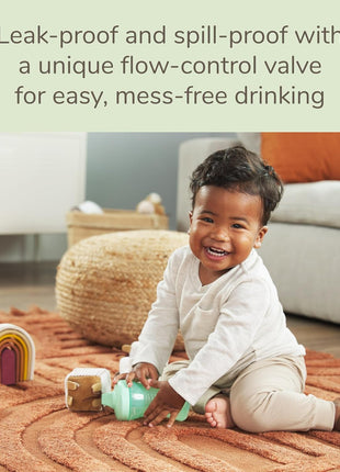 NUK Fun Grips Hard Spout Sippy Cup, 10 oz. | Easy to Hold, BPA Free, Spill Proof Toddler Cup, 4pk