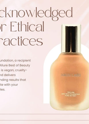 HAUS LABS BY LADY GAGA Triclone Skin Tech Medium Coverage Foundation with Fermented Arnica 240 Light Medium Warm