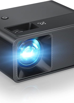 CiBest Mini Projector, 2025 Upgraded Full HD 1080P Support Video Projector, Portable Small Movie Projector, Compatible with iOS/Android/Windows/TV Stick/Box/USB/HDMI